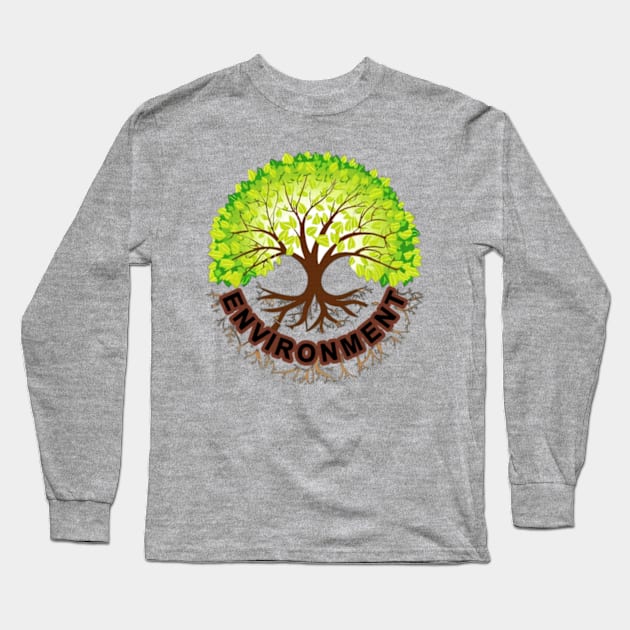 environment Long Sleeve T-Shirt by TshirtMA